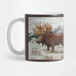 Majestic Moose in the Mountains Mug